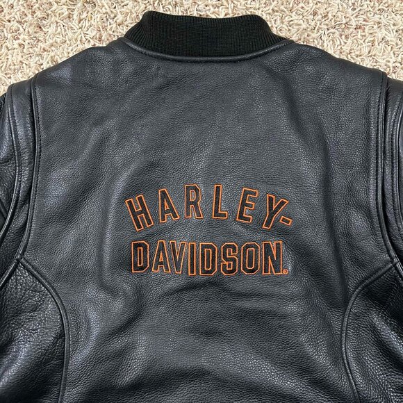 Harley-Davidson® Women's Miss Enthusiast 2.0 Leather 3-in-1 Jacket, Size Large - Picture 14 of 16